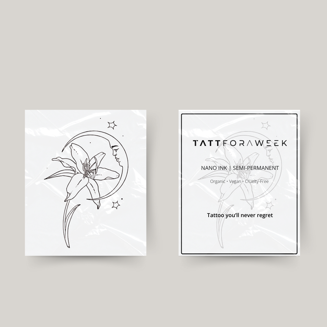 Tijdelijke tattoo maanlelie