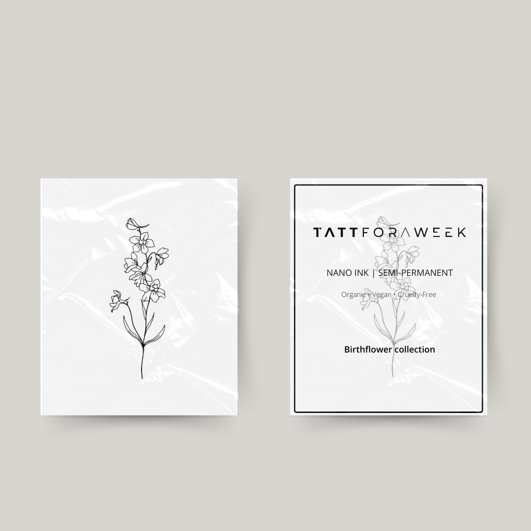Fødselsblomst desember tatovering: betydning og inspirasjon for påskelilje og kristtorn