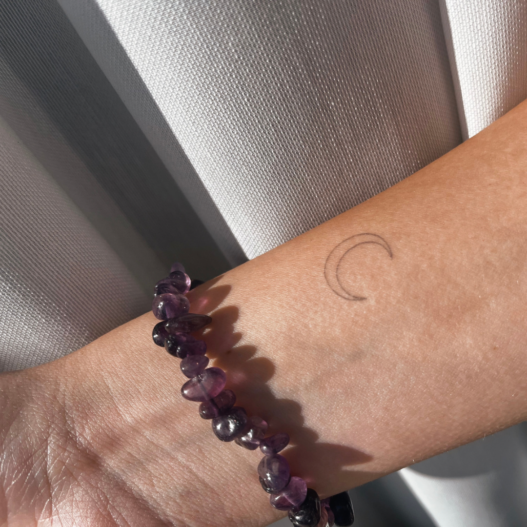 Midletidig tatovering måne
