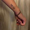 Midlertidig tatovering muse