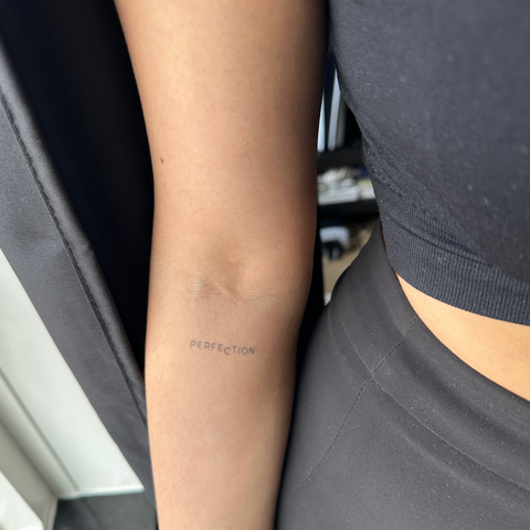 Midlertidig tatovering perfeksjon