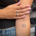 Midletidig tatovering 333