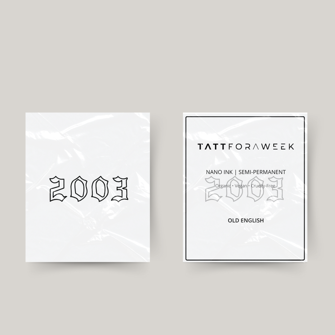 Midlertidig tatovering 2003