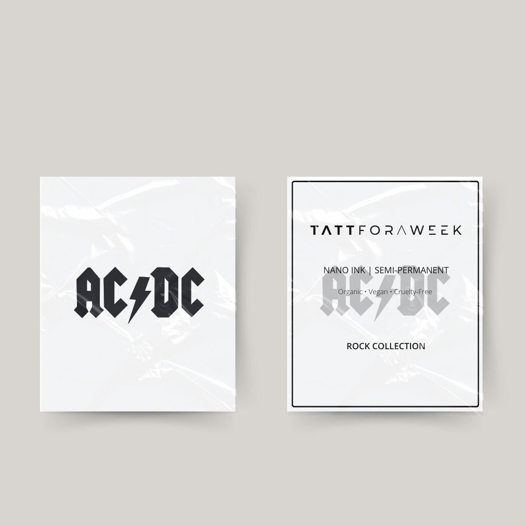 Midlertidig tatovering ACDC