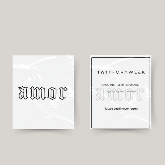 Tijdelijke tattoo amor ||