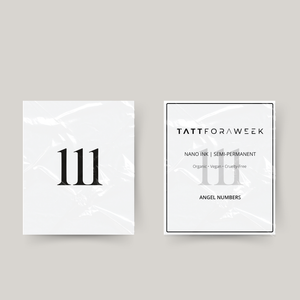 Midlertidig tatovering engletall 111