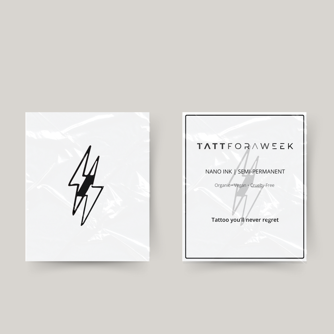 Midlertidig tatovering lyn 2