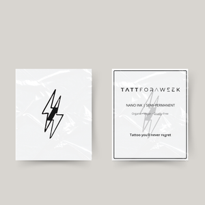 Midlertidig tatovering lyn 2