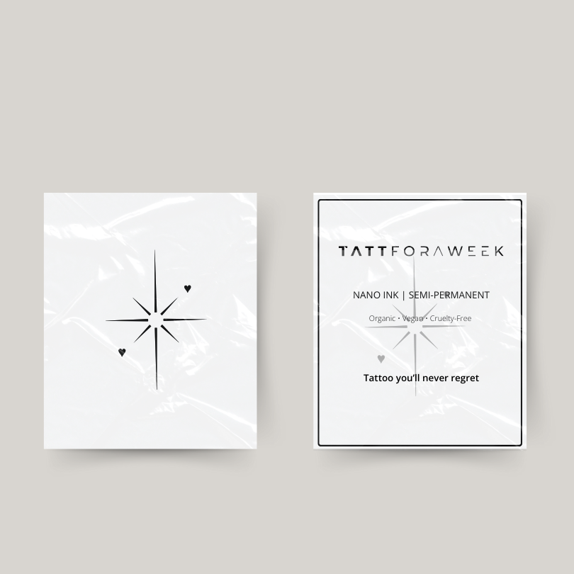 Tijdelijke tattoo poolster