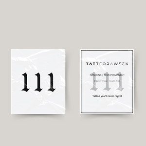 Midletidig tatovering 111