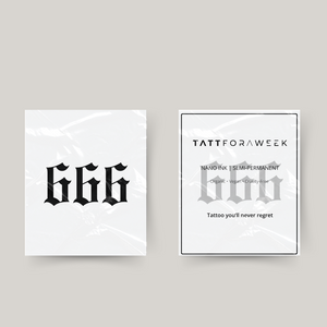 Midletidig tatovering 666