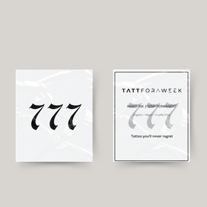 Midletidig tatovering 777