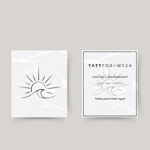 Midlertidig tatovering strand