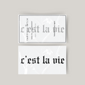 Midlertidig tatovering c'est la vie