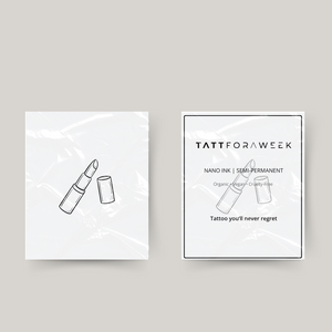 Midlertidig tatovering leppestift