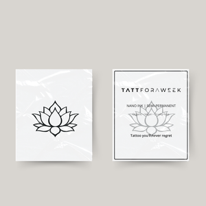 Midlertidig tatovering lotus