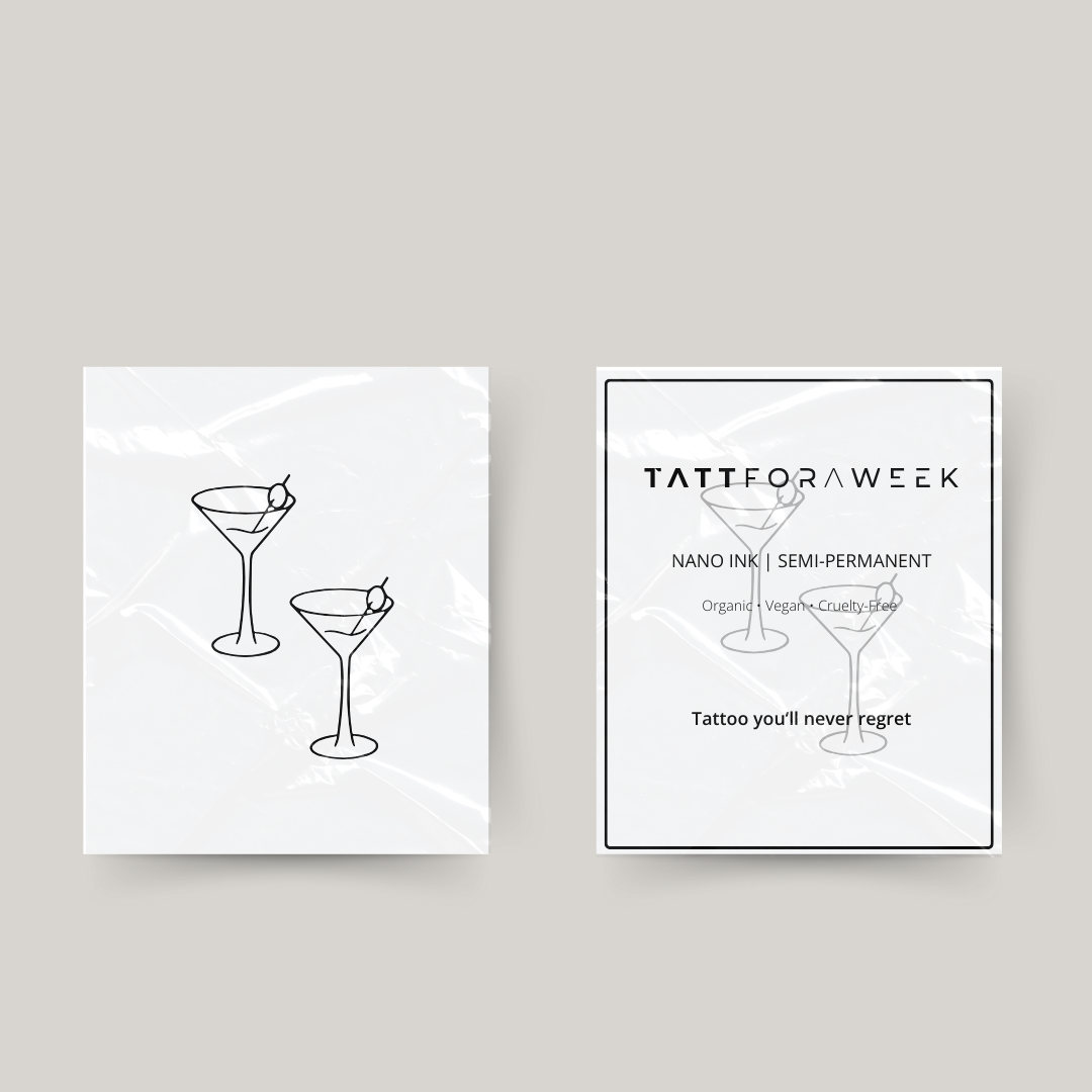 Midlertidig matchende tatovering cocktails