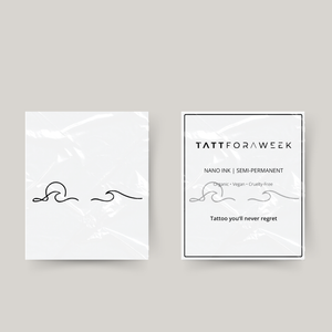 Midlertidig tatovering sjø