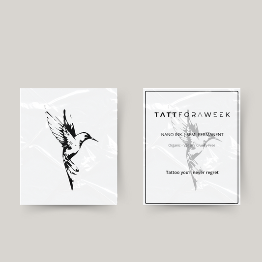 Tijdelijke tattoo vogel
