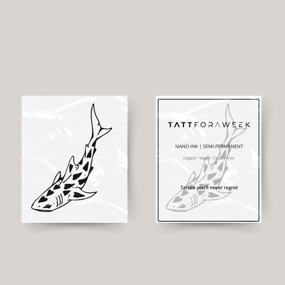 Midlertidig tatovering hai