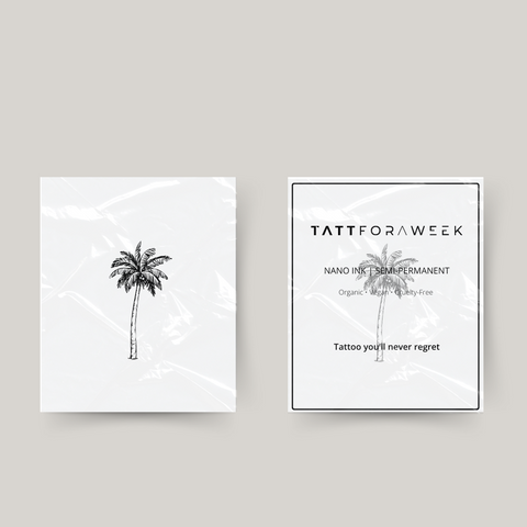 Midletidig tatovering palme
