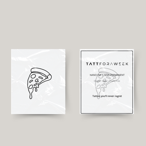 Midletidig tatovering pizza