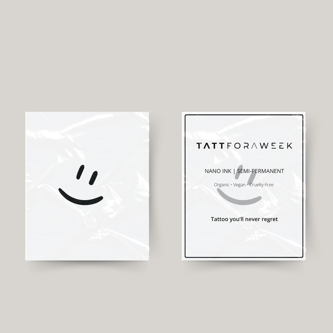 Midlertidig tatovering smilefjes