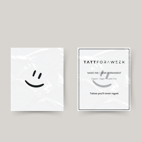 Midlertidig tatovering smilefjes