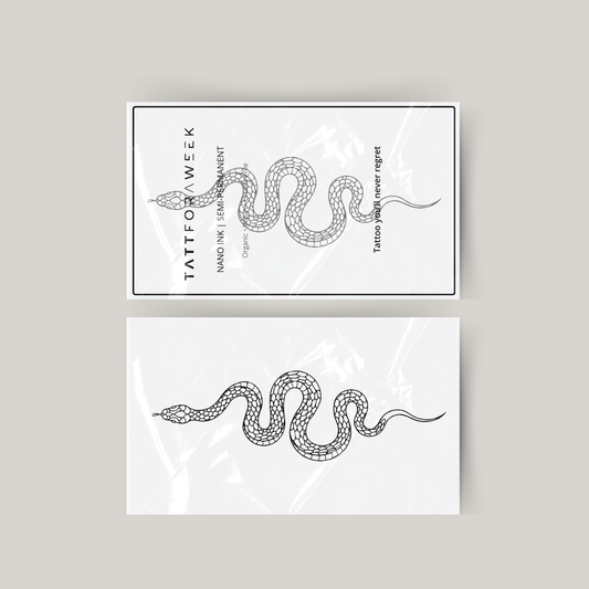 Tijdelijke tattoo grote slang