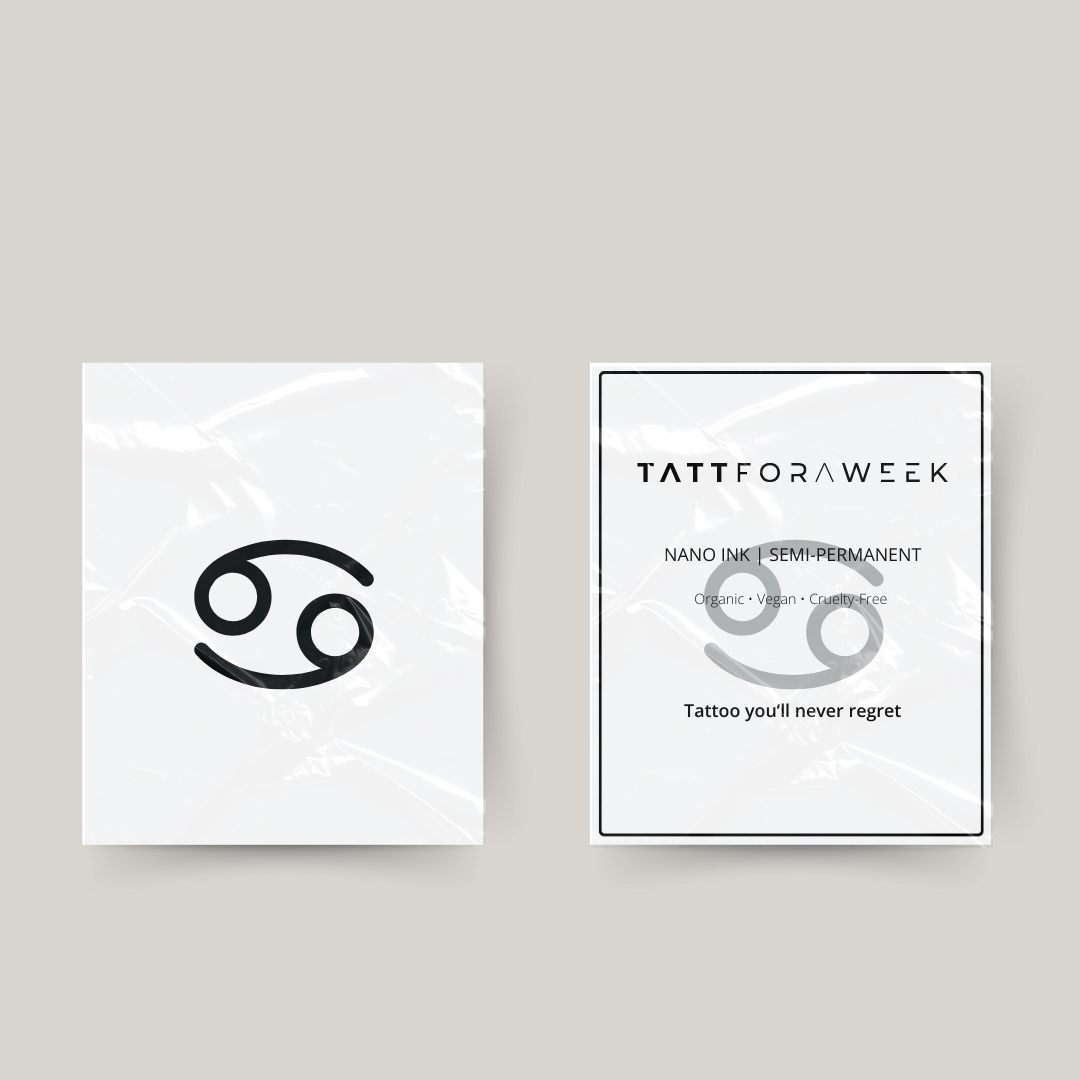 Midlertidig tatovering stjernetegn kreps