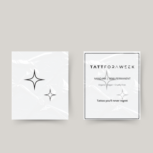 Midletidig tatovering glitrende
