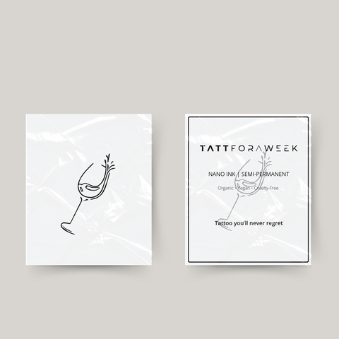 Midletidig tatovering vin