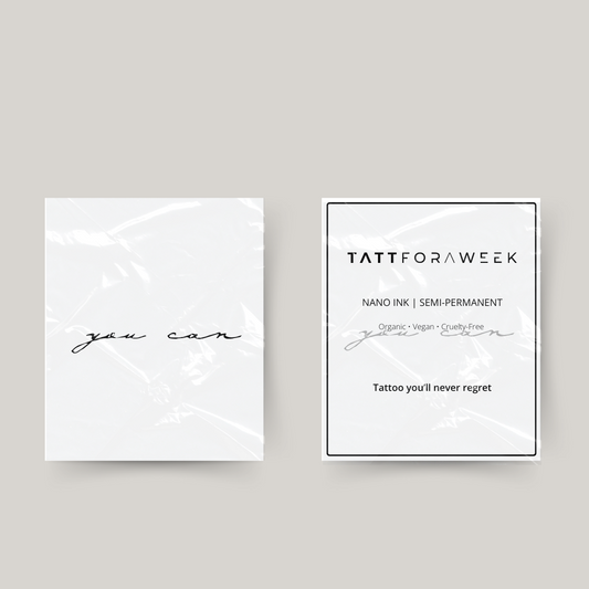 Tijdelijke tattoo you can