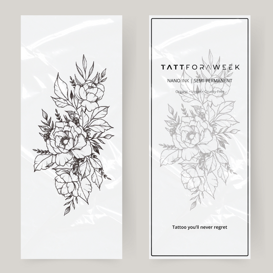 Grote nep tattoo rozenstruik