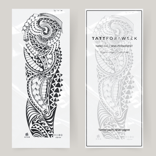 Nep tattoo sleeve mandela