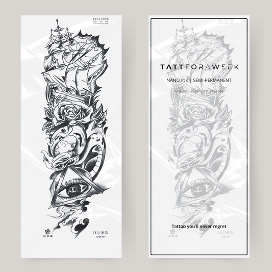 Nep tattoo sleeve ocean