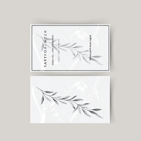 Midlertidig tatovering stor plante