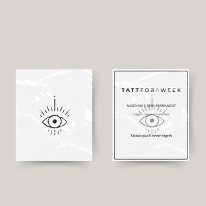 Midlertidig tatovering øyne