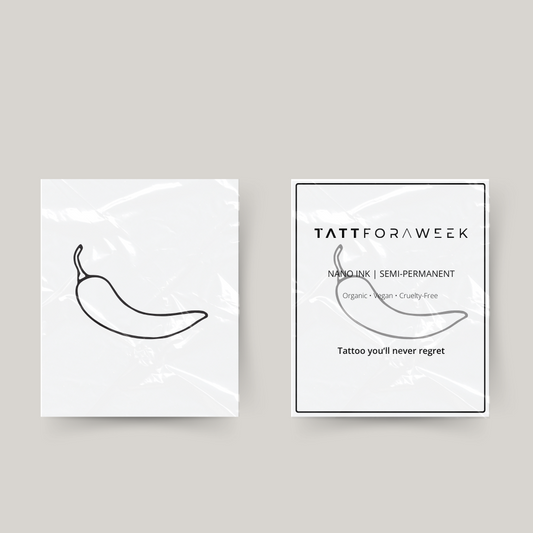Tijdelijke tattoo peper