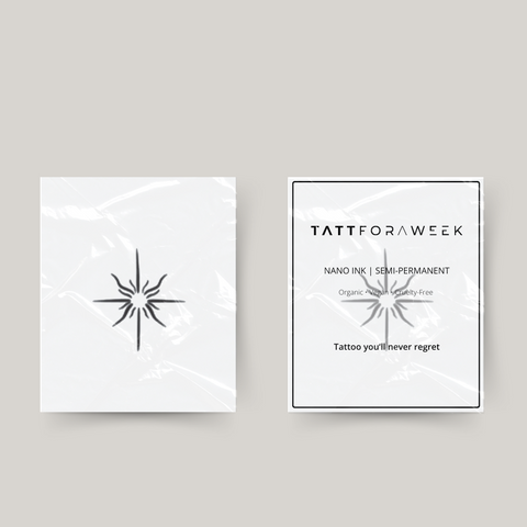Midlertidig tatovering stjerne